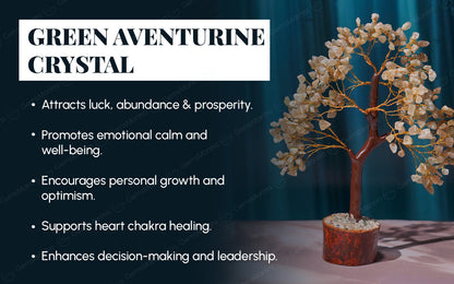 Wooden Green Aventurine Crystal Tree by SAMAHealing - Sustainable Living (View 3)