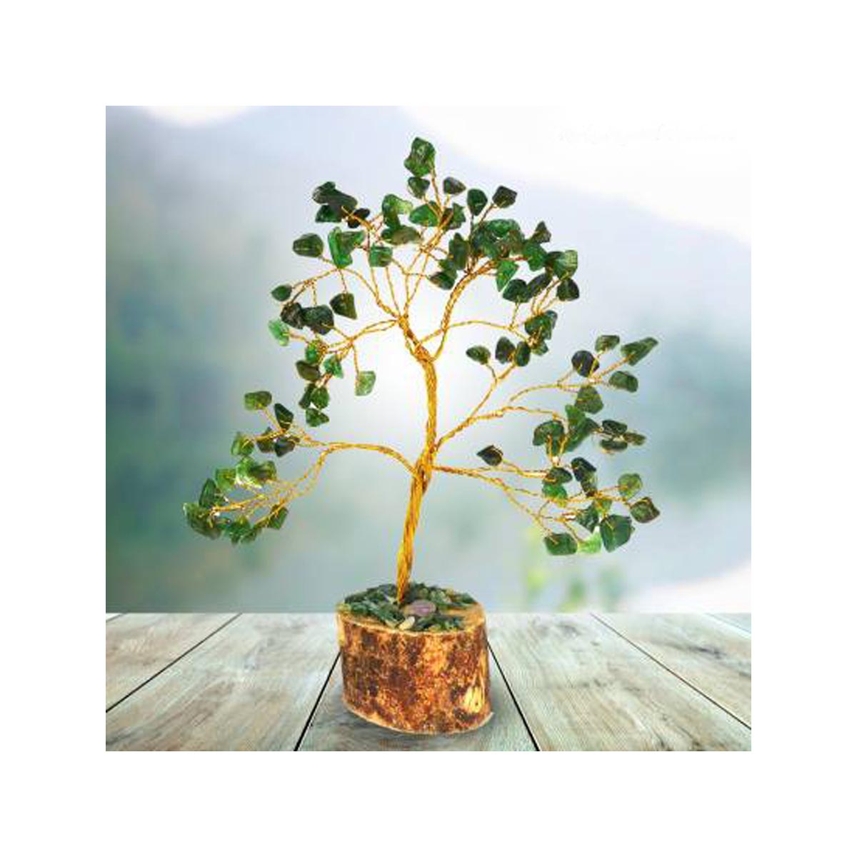 Natural Crystal Green Jade Tree - Eco-friendly - Sama Homes