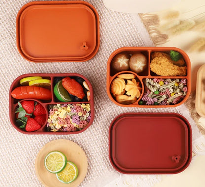 BPA Free Microwave Safe Silicone Food Container Heat-resistant Bento Lunch Box Container – Sama Homes