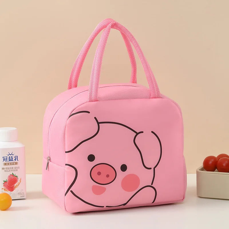 Cute Cartoon Waterproof Large Capacity Lunch Bag Lunch Box Storage Bag Unisex – Image 11