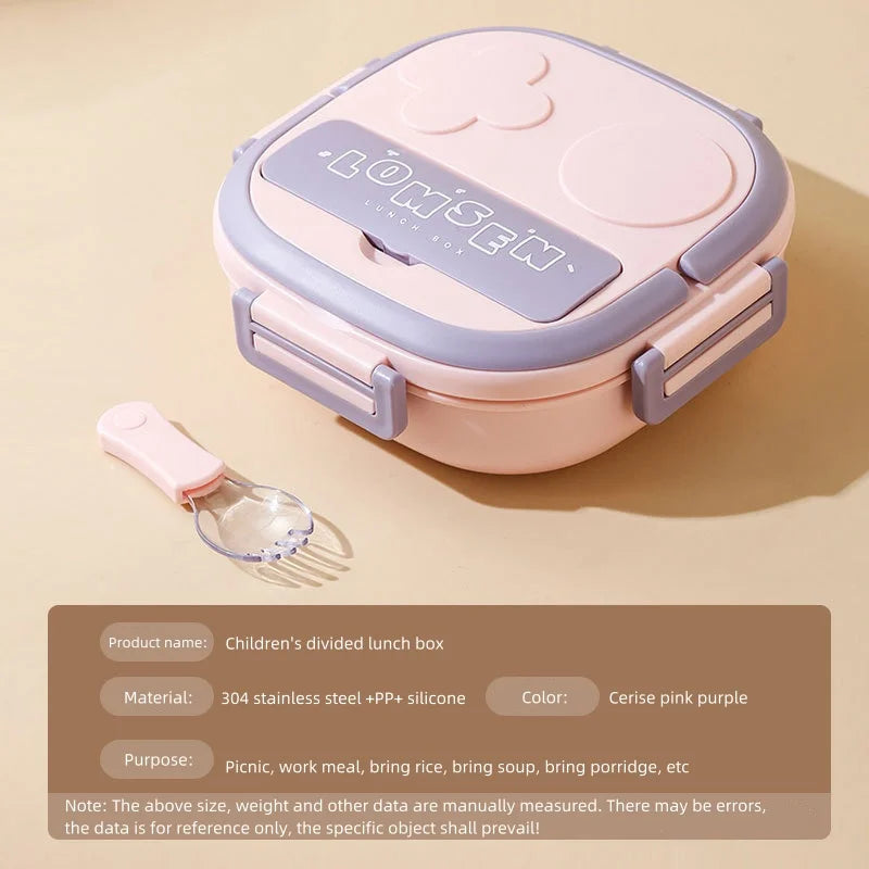 New Arrival Bpa-free Stainless Steel Lunch Box Korea Silicone Lid Eco-friendly Children's Dishwasher Bento Box Storage – Image 7