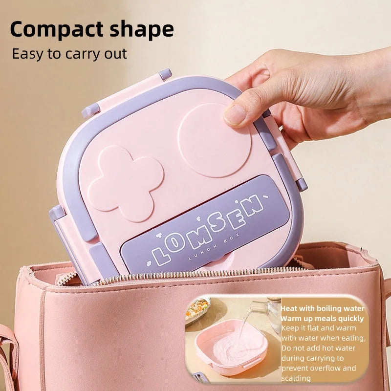 New Arrival Bpa-free Stainless Steel Lunch Box Korea Silicone Lid Eco-friendly Children's Dishwasher Bento Box Storage – Image 4