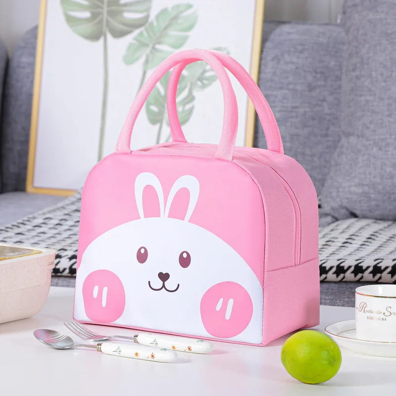 Cute Cartoon Waterproof Large Capacity Lunch Bag Lunch Box Storage Bag Unisex – Image 12 - Image 13