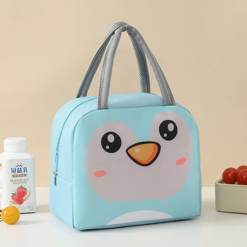 Cute Cartoon Waterproof Large Capacity Lunch Bag Lunch Box Storage Bag Unisex – Image 15