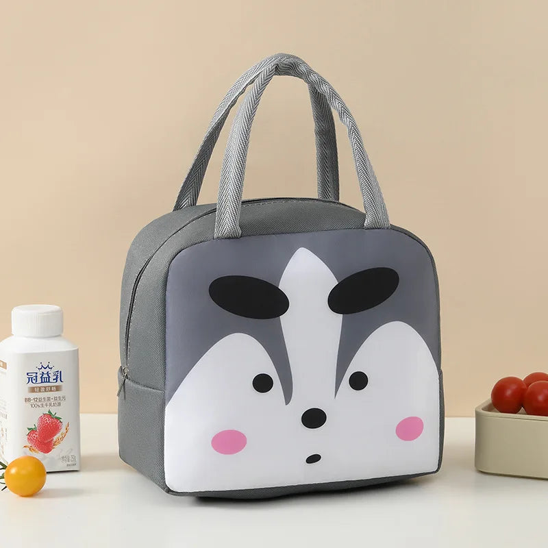 Cute Cartoon Waterproof Large Capacity Lunch Bag Lunch Box Storage Bag Unisex – Image 8