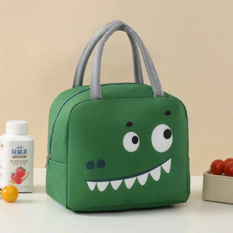 Cute Cartoon Waterproof Large Capacity Lunch Bag Lunch Box Storage Bag Unisex – Image 16