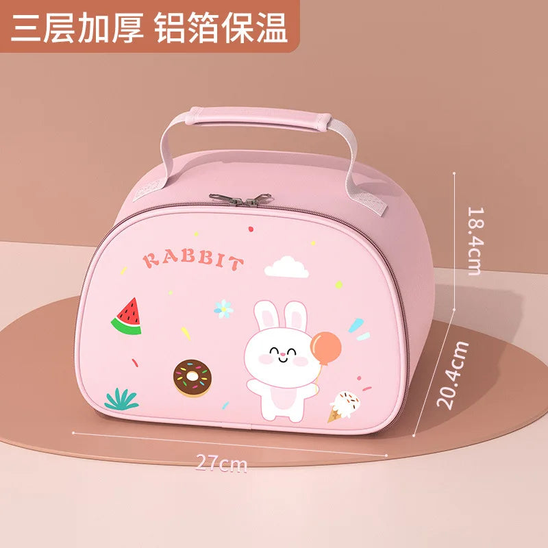 316 Stainless Steel Insulated Bento Lunch Box for Kids Cartoon Food Grade Portable Thermal Compartments Cute Children's Lunch – Image 11