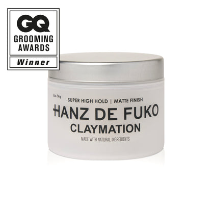 Hanz de Fuko Claymation – Super High Hold Matte Hair Clay-Wax (2oz / 60ml) by hanz de fuko - Sustainable Living