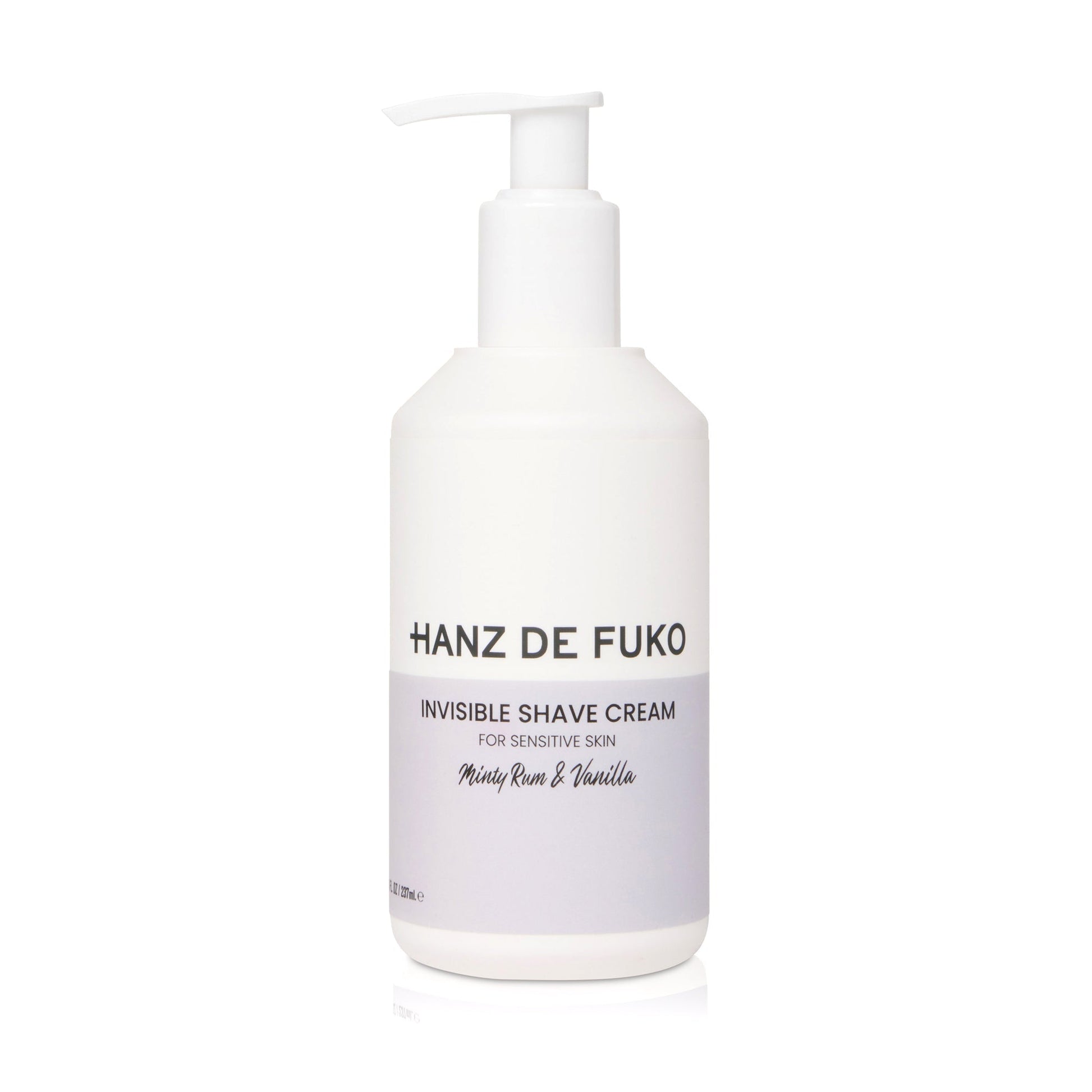 Hanz de Fuko Invisible Shave Cream - Precision Glide Formula, 8oz - Eco-friendly - Sama Homes
