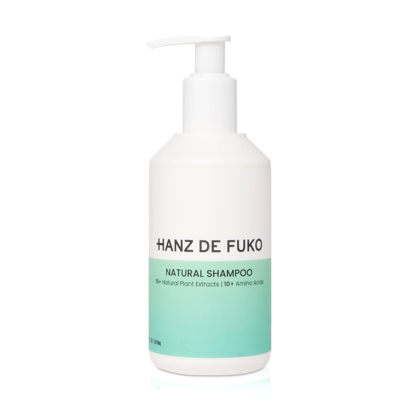 Hanz de Fuko Natural Shampoo - Plant-Based Scalp Cleanser, 8oz