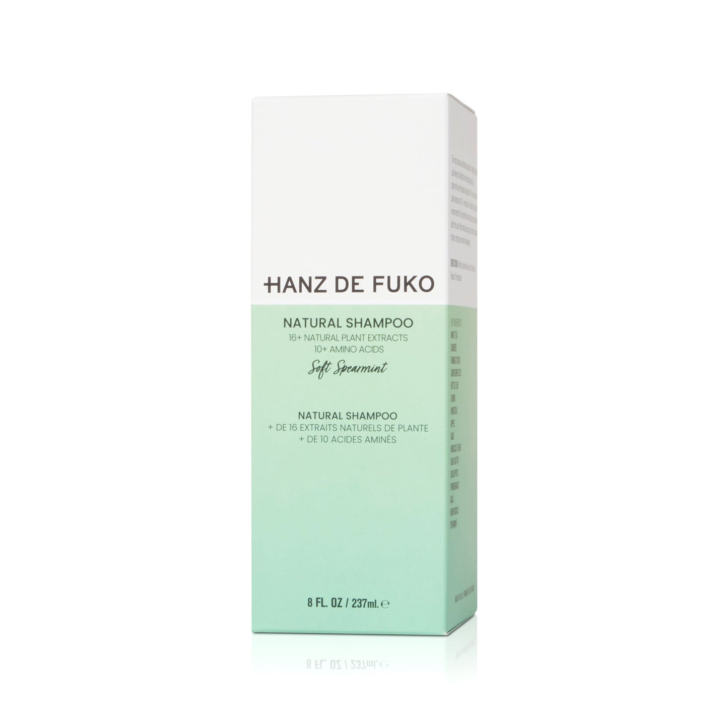 Hanz de Fuko Natural Shampoo - Plant-Based Scalp Cleanser, 8oz