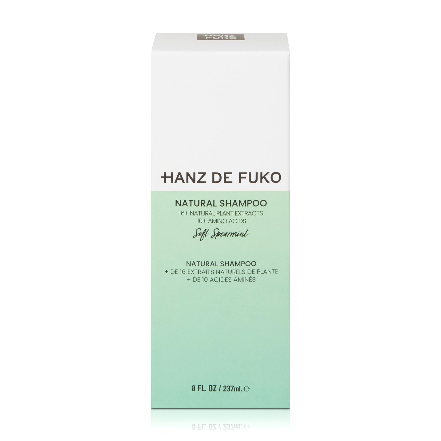 Hanz de Fuko Natural Shampoo - Plant-Based Scalp Cleanser, 8oz