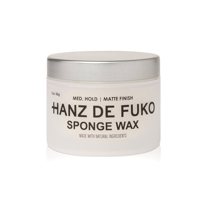Hanz de Fuko Sponge Wax - Medium Hold Semi-Matte Wax, 2oz by hanz de fuko - Sustainable Living