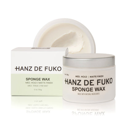 Hanz de Fuko Sponge Wax - Medium Hold Semi-Matte Wax, 2oz by hanz de fuko - Sustainable Living (View 3)