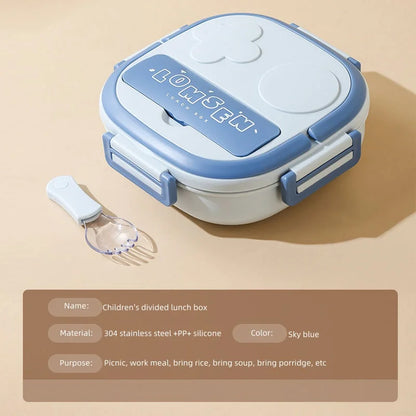 New Arrival Bpa-free Stainless Steel Lunch Box Korea Silicone Lid Eco-friendly Children's Dishwasher Bento Box Storage – Image 6