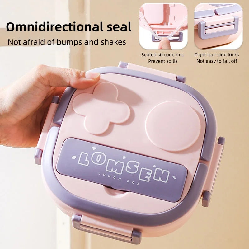 New Arrival Bpa-free Stainless Steel Lunch Box Korea Silicone Lid Eco-friendly Children's Dishwasher Bento Box Storage – Image 5 - Image 6