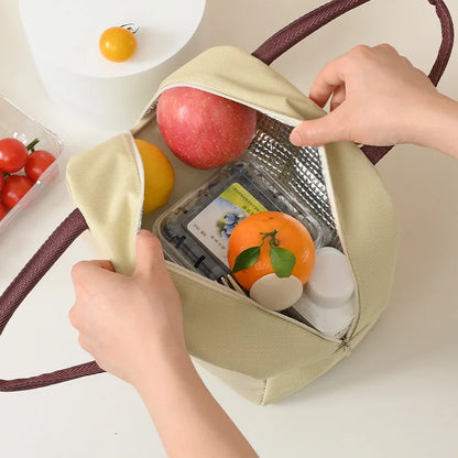 Cute Cartoon Waterproof Large Capacity Lunch Bag Lunch Box Storage Bag Unisex – Image 4