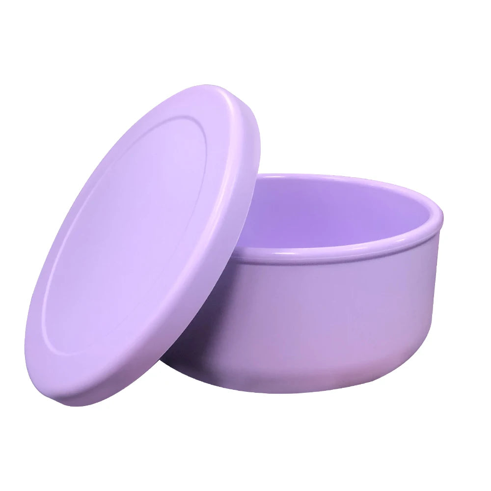 Wholesale Ready Stock Eco-Friendly Silicone Crisper Bowl Cover Microwave Oven Heating Office Lunch Box Tableware Set Bowl Cup – Image 6 - Image 7