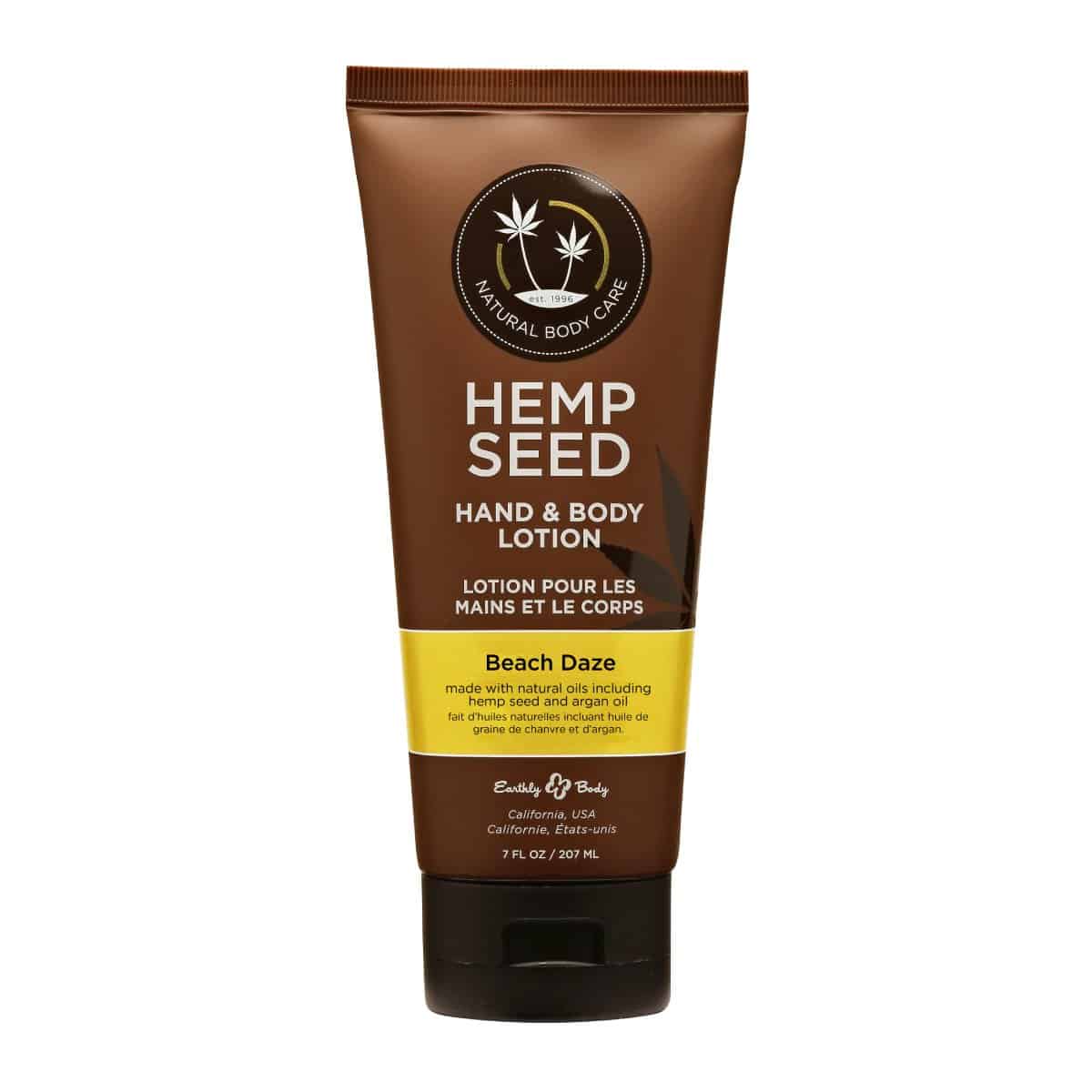 Earthly Body Hemp Seed Hand & Body Lotion Beach Daze 30ML - Eco-friendly - Sama Homes