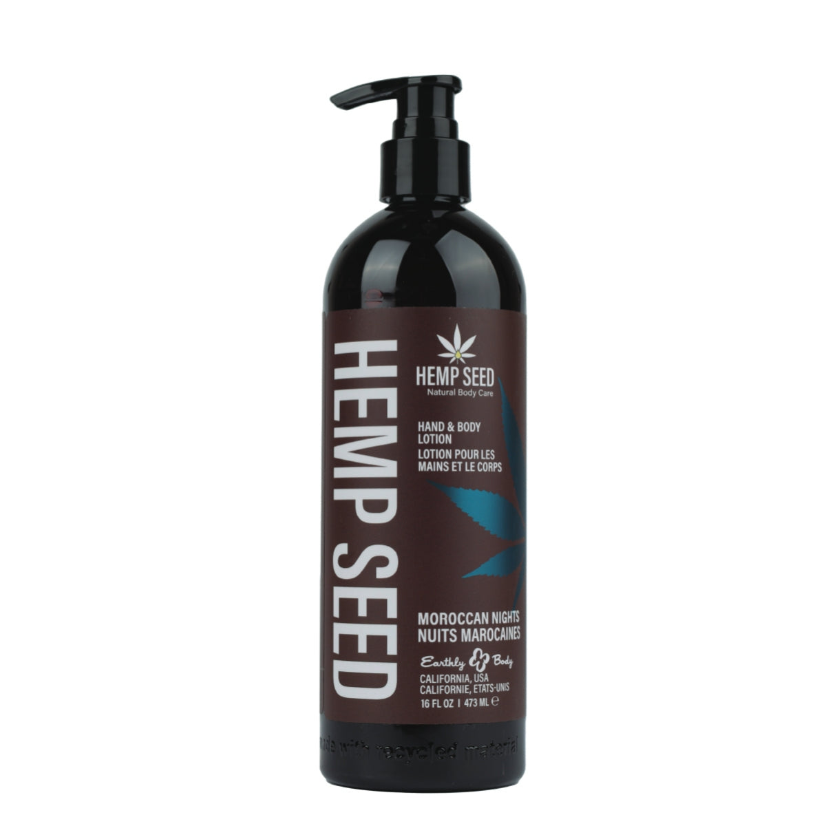 Earthly Body Hemp Seed Hand & Body Lotion Moroccan Nights 16OZ - Eco-friendly - Sama Homes