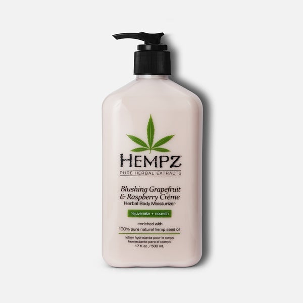 Blushing Grapefruit & Raspberry Creme Herbal Body Moisturizer 17 OZ. - Eco-friendly - Sama Homes