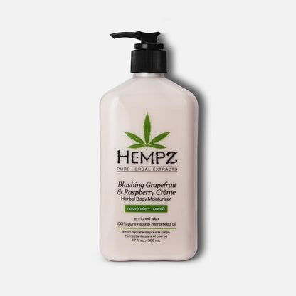 Blushing Grapefruit & Raspberry Creme Herbal Body Moisturizer 17 OZ. by Hempz - Sustainable Living