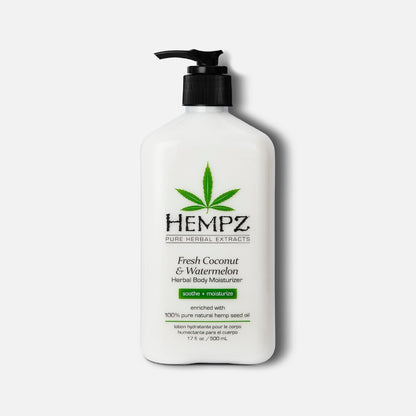 Fresh Coconut & Watermelon Herbal Body Moisturizer 17 OZ. by Hempz - Sustainable Living