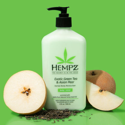 Exotic Green Tea & Asian Pear Herbal Body Moisturizer 17 OZ. by Hempz - Sustainable Living (View 2)