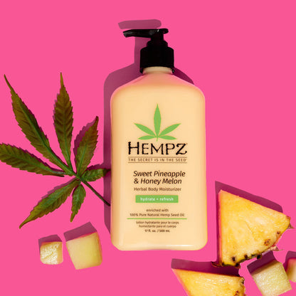 Sweet Pineapple & Honey Melon Herbal Body Moisturizer by Hempz - Sustainable Living (View 3)