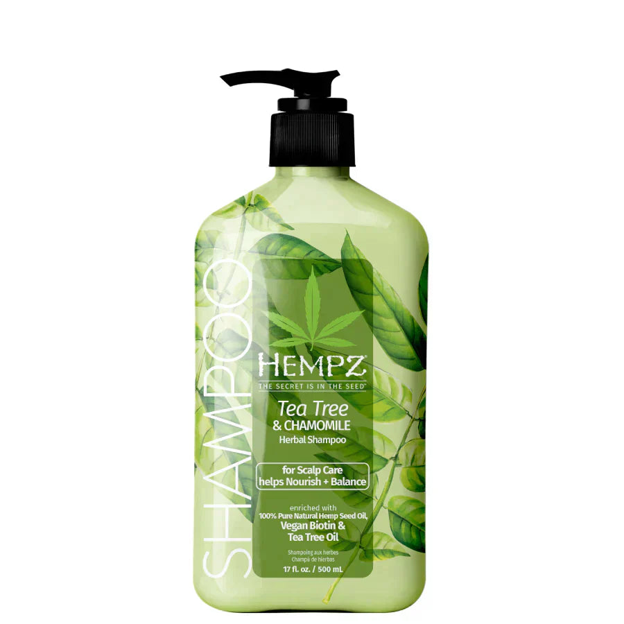 Hempz Tea Tree & Chamomile Herbal Shampoo 500 ml - Eco-friendly - Sama Homes