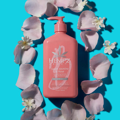 Sweet Jasmine & Rose Collagen Infused Herbal Body Moisturizer 17oz. by Hempz - Sustainable Living (View 3)
