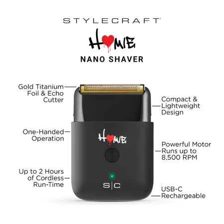 S|C Homie Nano Shaver by StyleCraft - Sustainable Living (View 4)