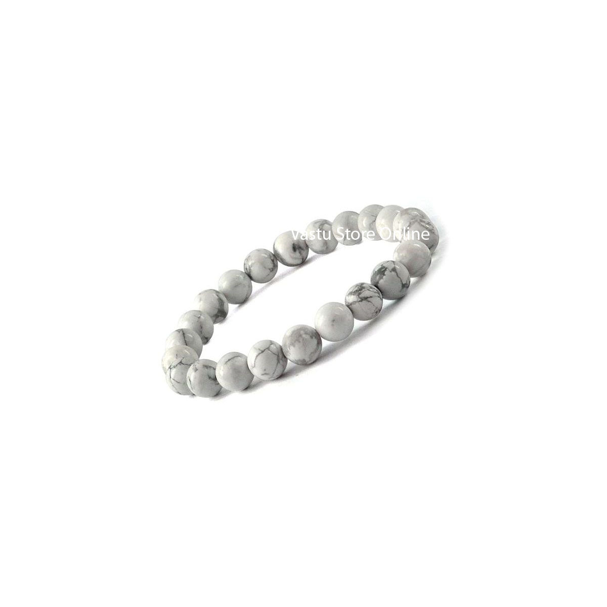 Howlite Round Crystal Bracelet - Eco-friendly - Sama Homes