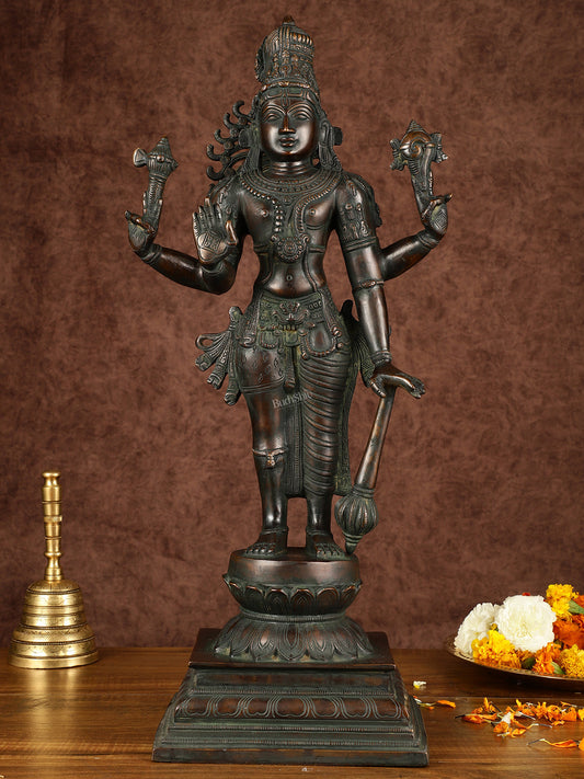 Sama Homes-brass hari hara shankaranarayana statue 21 inch