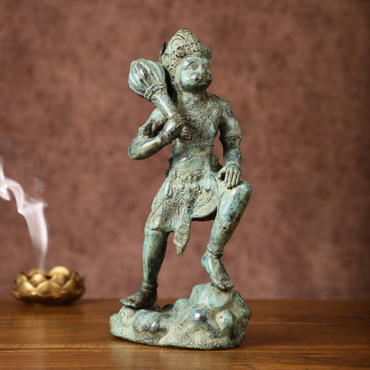 Sama Homes-balinese bronze lord hanuman sculpture samahomes exclusive height 12 inch