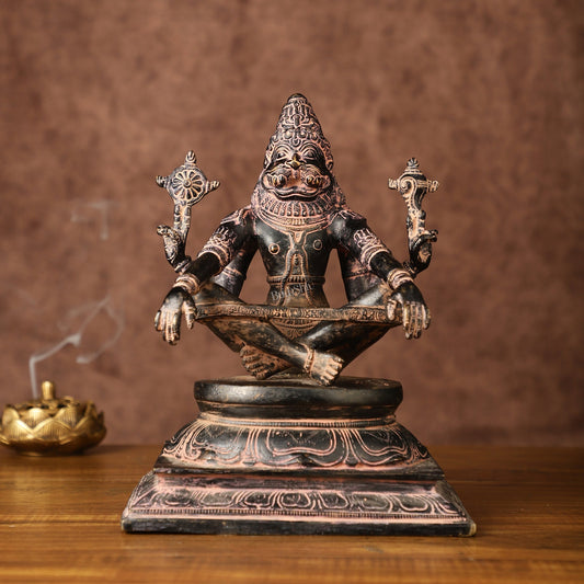 Sama Homes-brass yog narsimha swamy statue 11