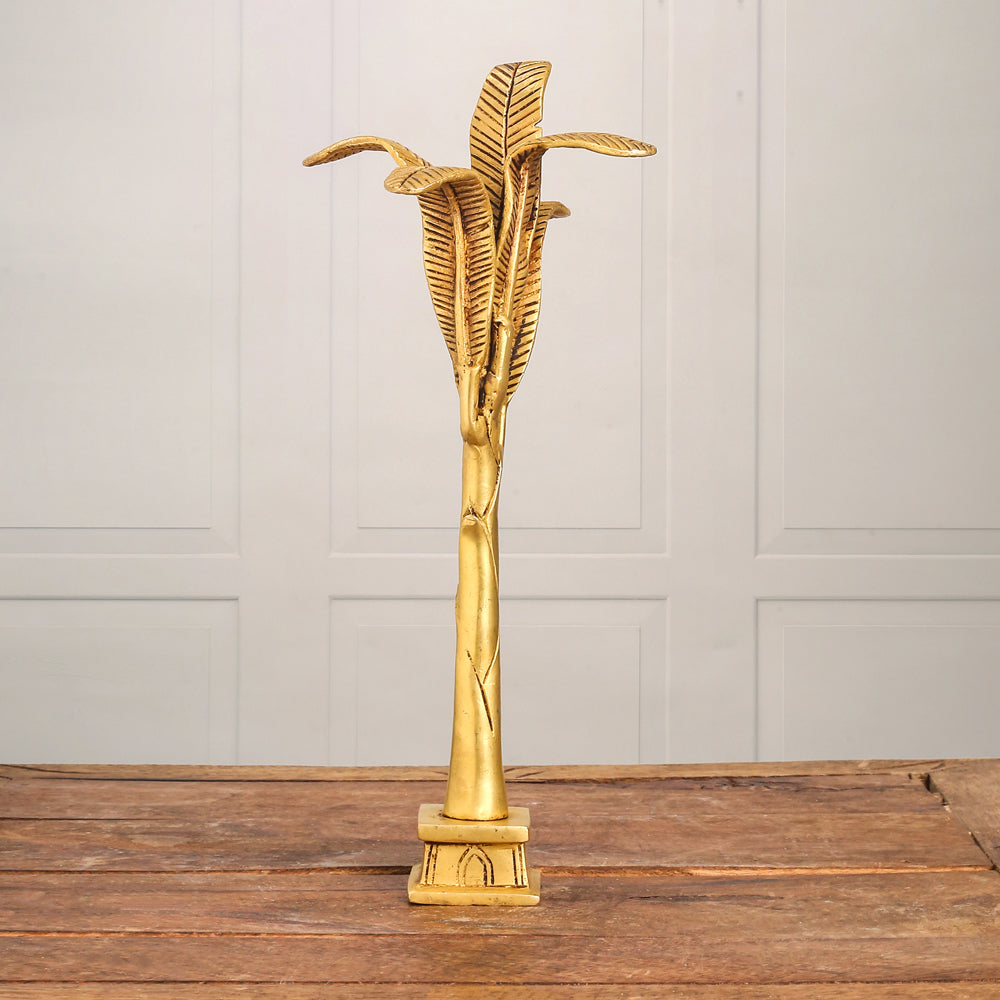 Brass Banana Tree (11 Inch) - Eco-friendly - Sama Homes