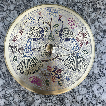 Brass Spice Box Peacock Design