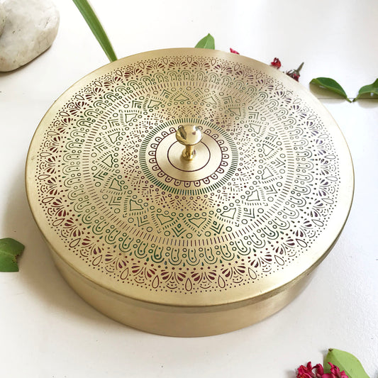 Brass Spice Box