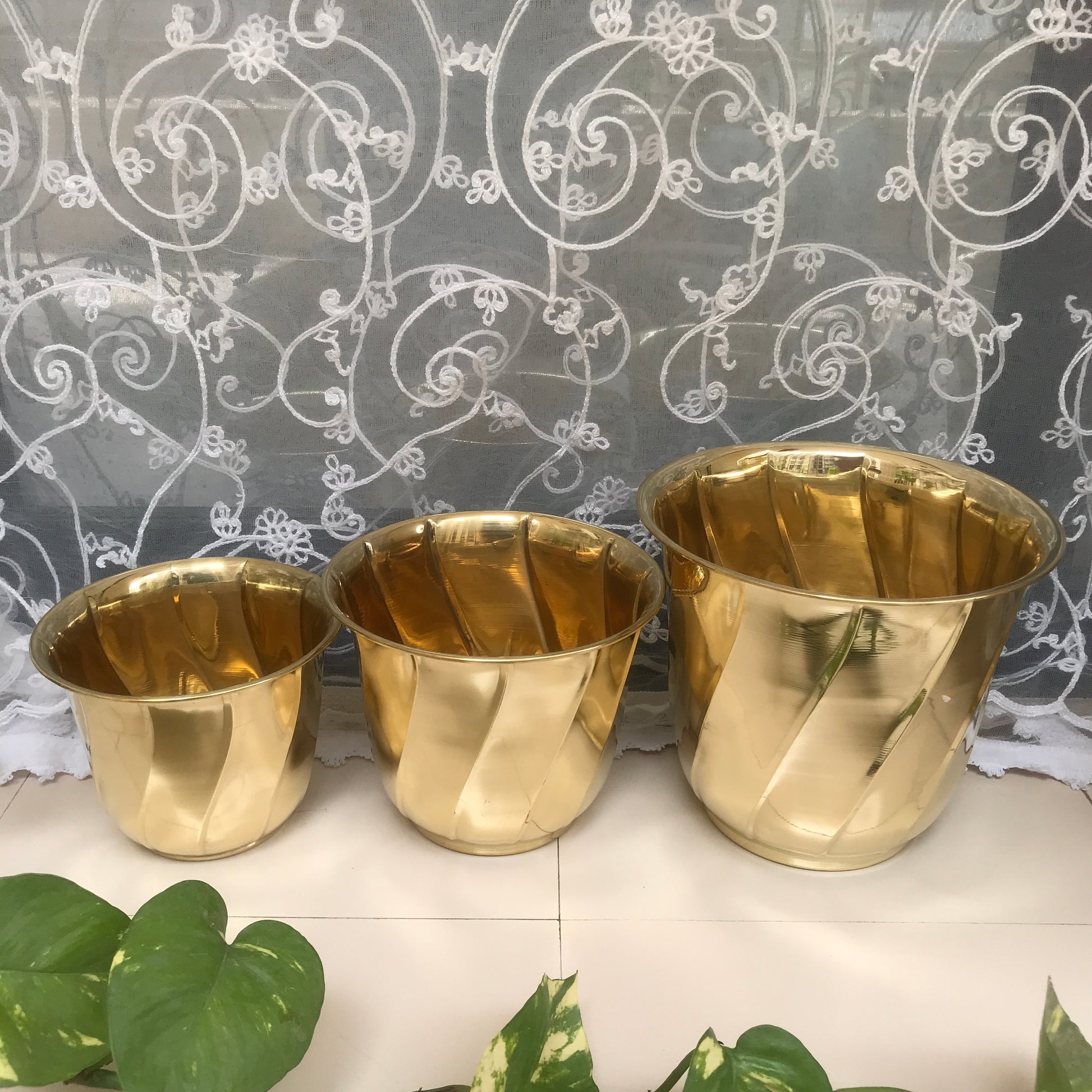 Brass Planter