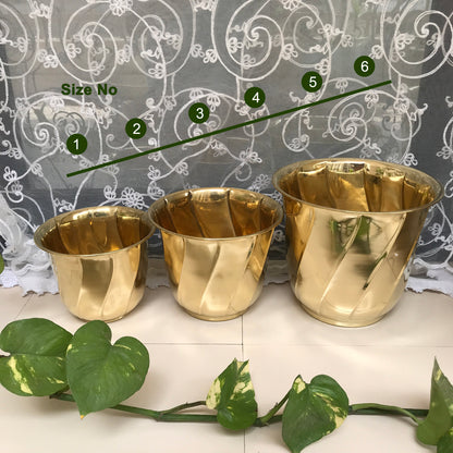 Brass Planter