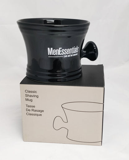 Men Essentials Black Porcelain Apothecary Shaving Mug by Men Essentials - Shave Mugs & Bowls (View 2)