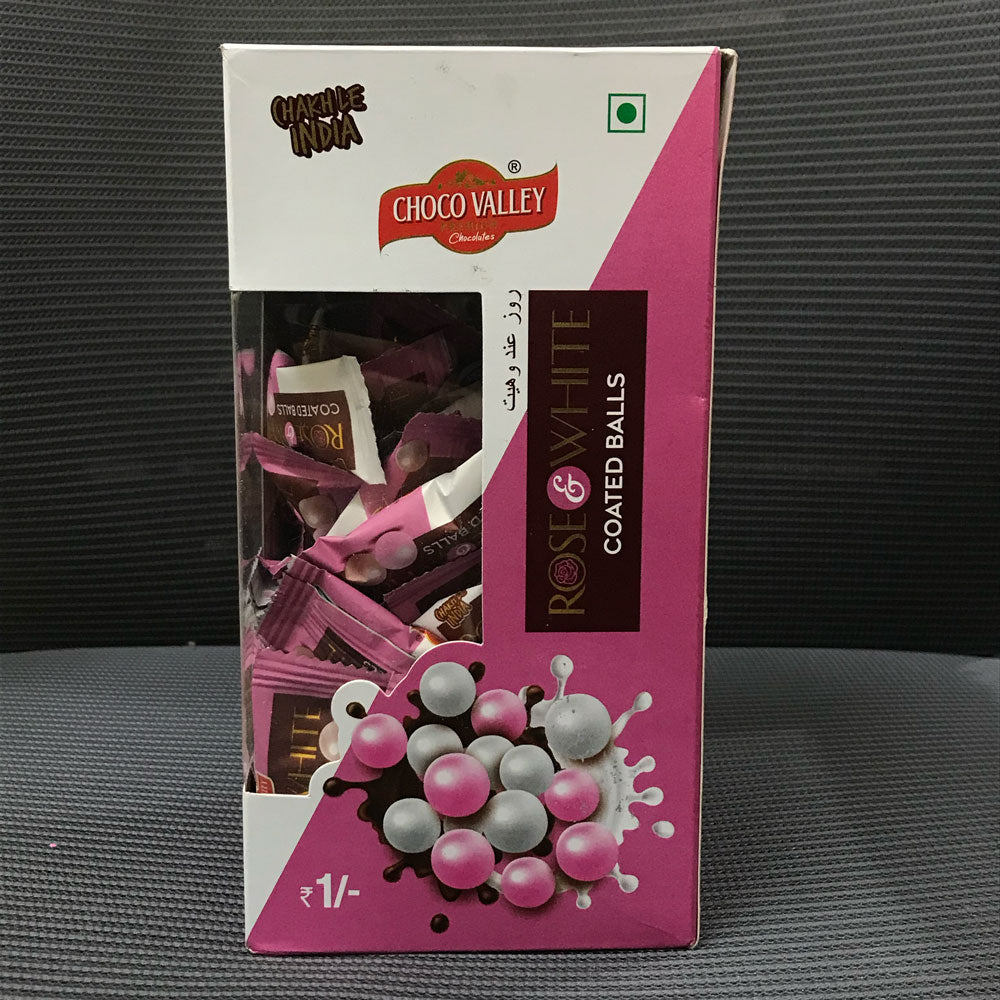 Rose & White Coated Balls - Amazingly Delicious balls