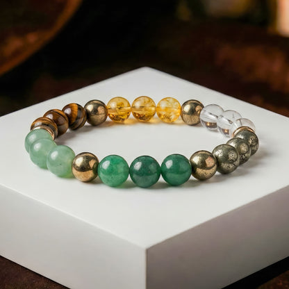 Dhan Yog Bracelet with Energized Crystals by SAMAHealing - Sustainable Living (View 2)
