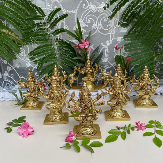 Ashtalakshmi Superfine Brass Idols