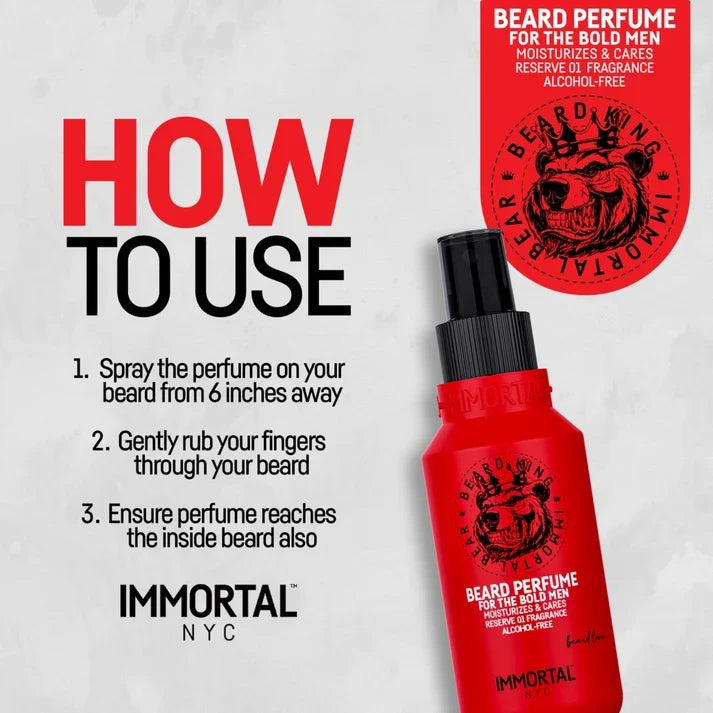 Immortal NYC Beard King Immortal Bear Beard Perfume 75ml by Immortal - Sustainable Living (View 2)