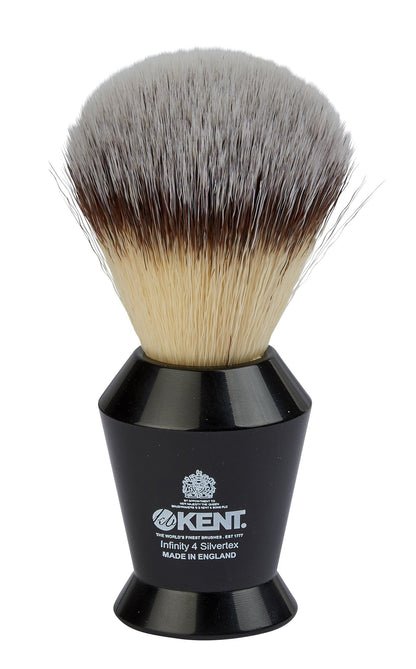 K-INF4 Kent "Infinity" Super Soft Silvertex, synthetic brush by Kent - Shaving Brushes