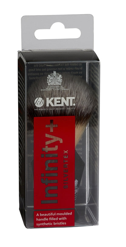 K-INF4 Kent "Infinity" Super Soft Silvertex, synthetic brush by Kent - Shaving Brushes (View 3)