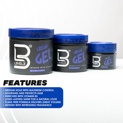 LV3 Cream Hair Gel by L3VEL3 - Sustainable Living (View 2)
