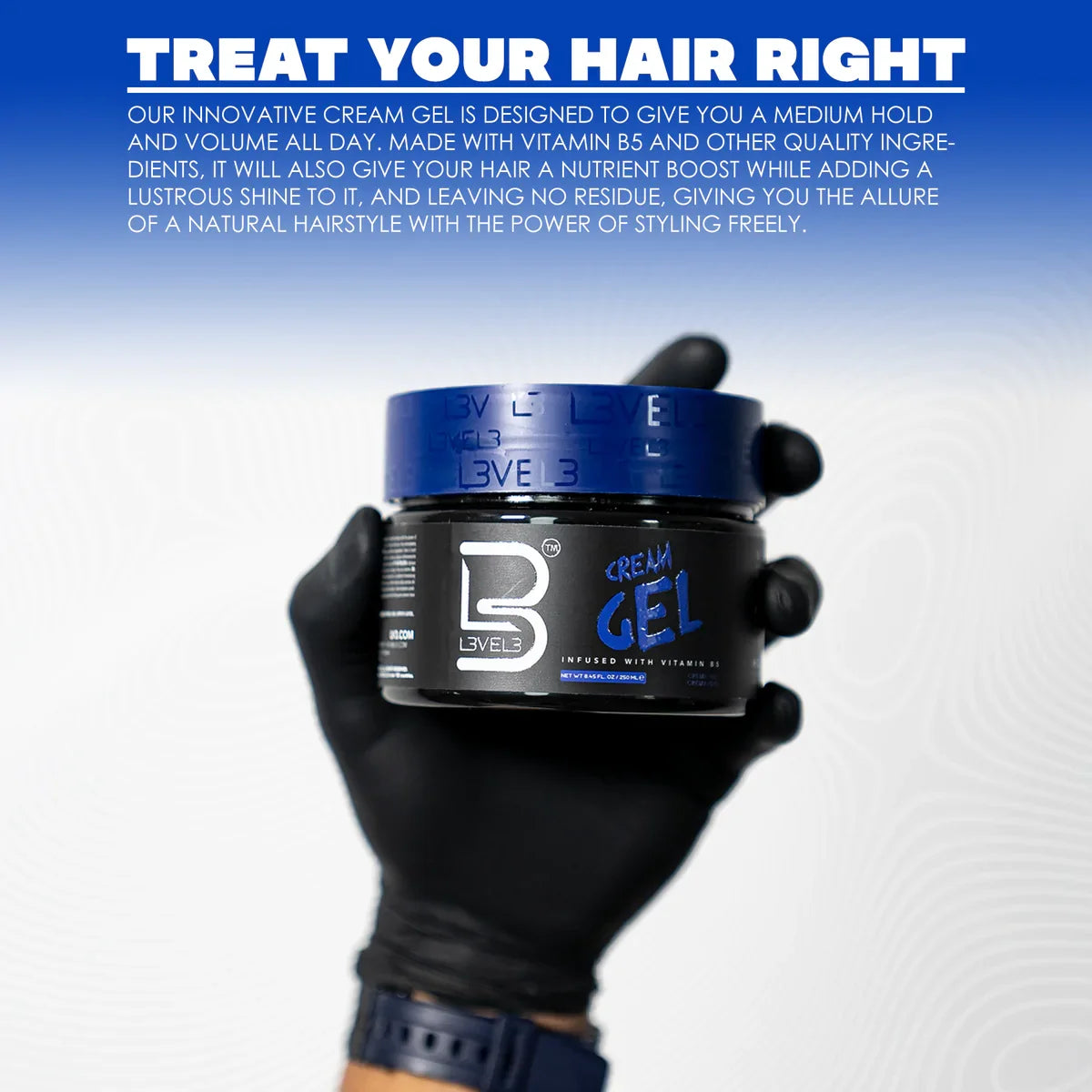 LV3 Cream Hair Gel by L3VEL3 - Sustainable Living (View 3)